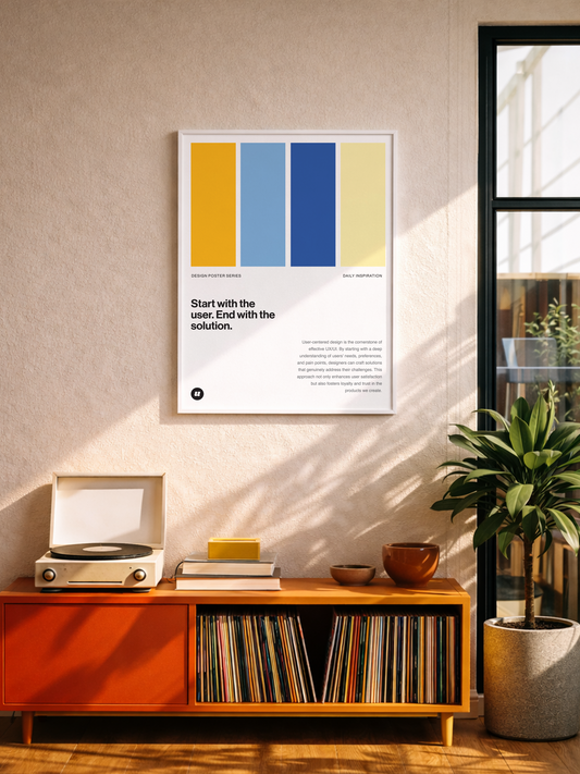Start with User | Design Poster
