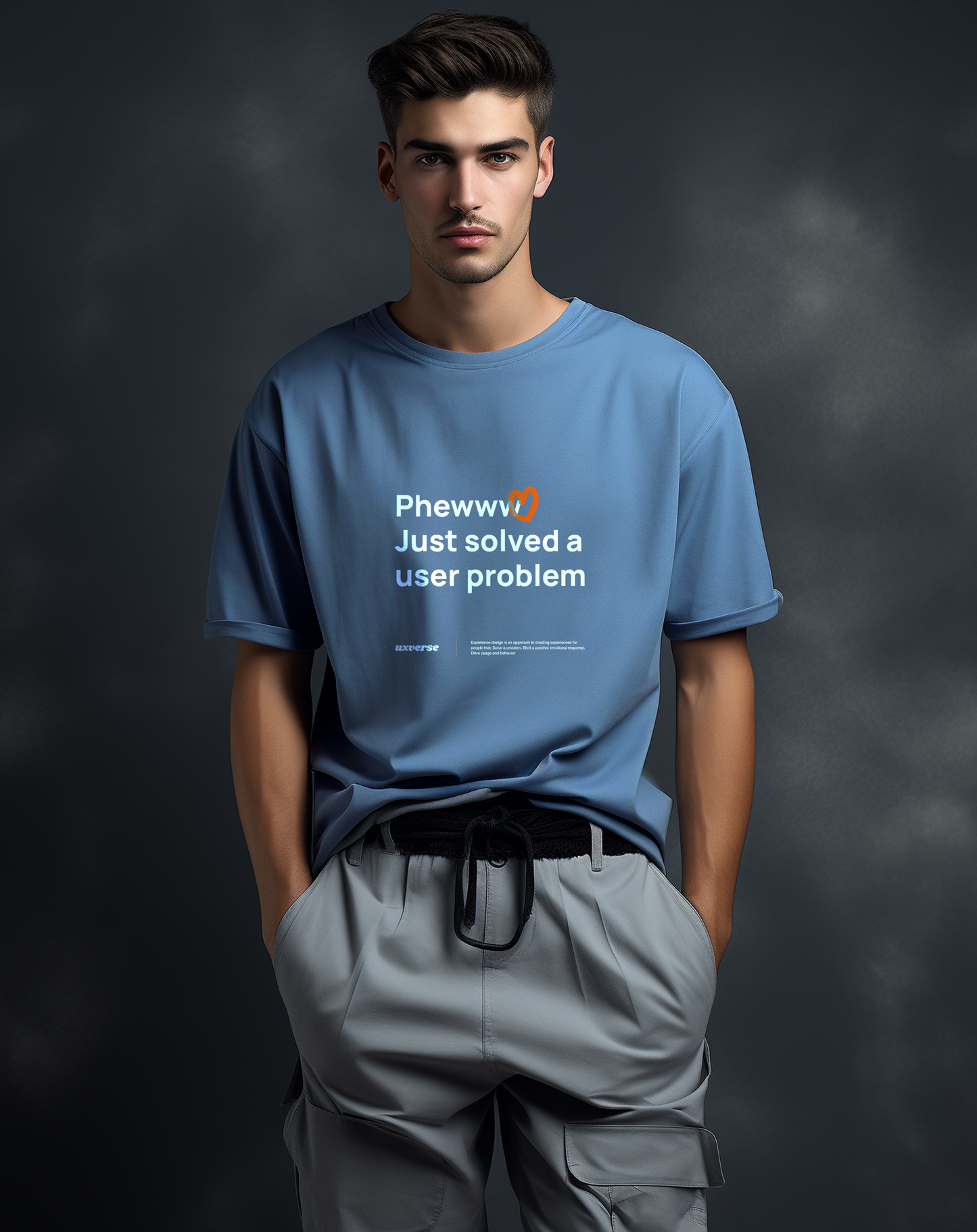 Solved a user problem | Unisex UX Design Tshirt
