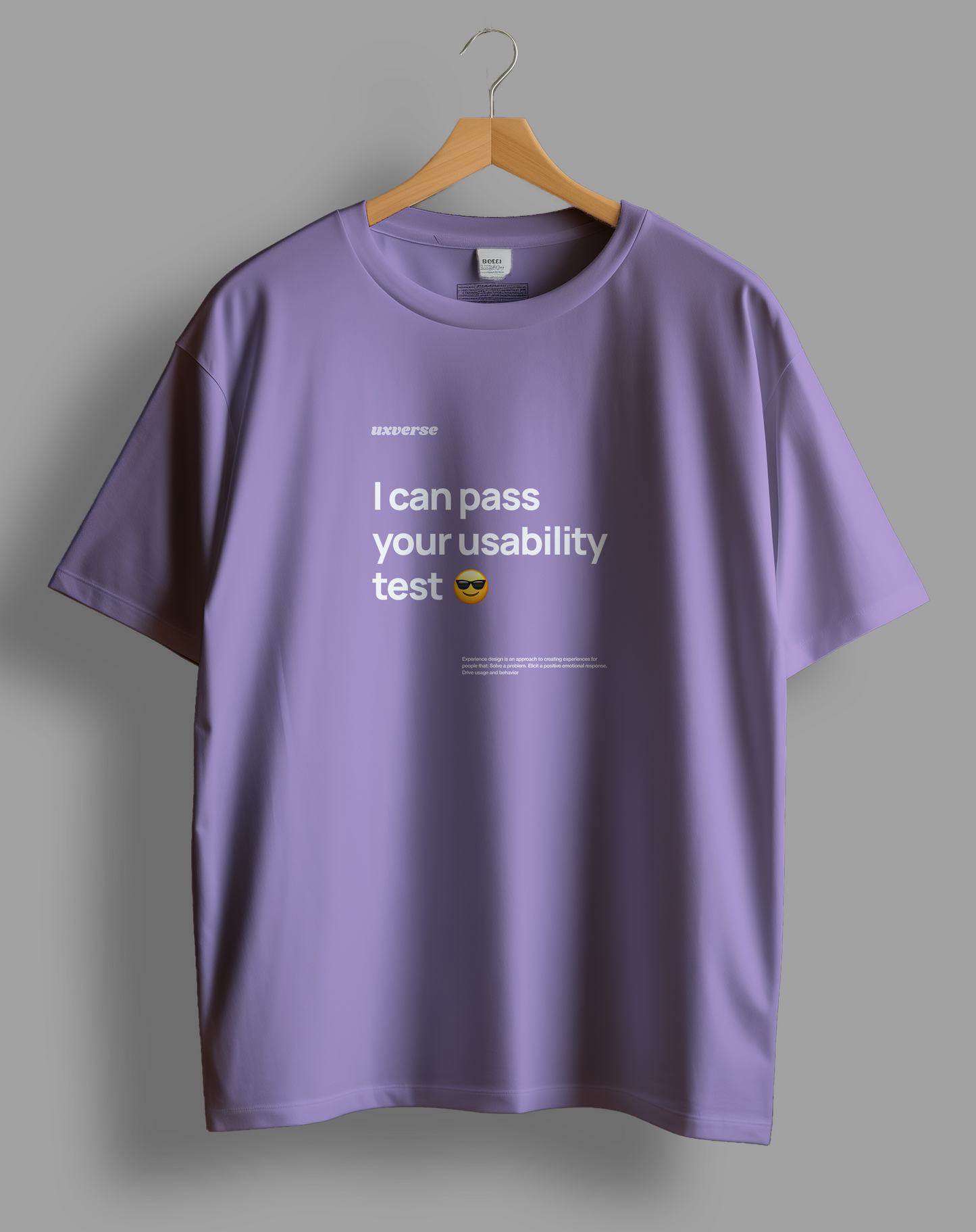 Usability test | Unisex UX Design Tshirt
