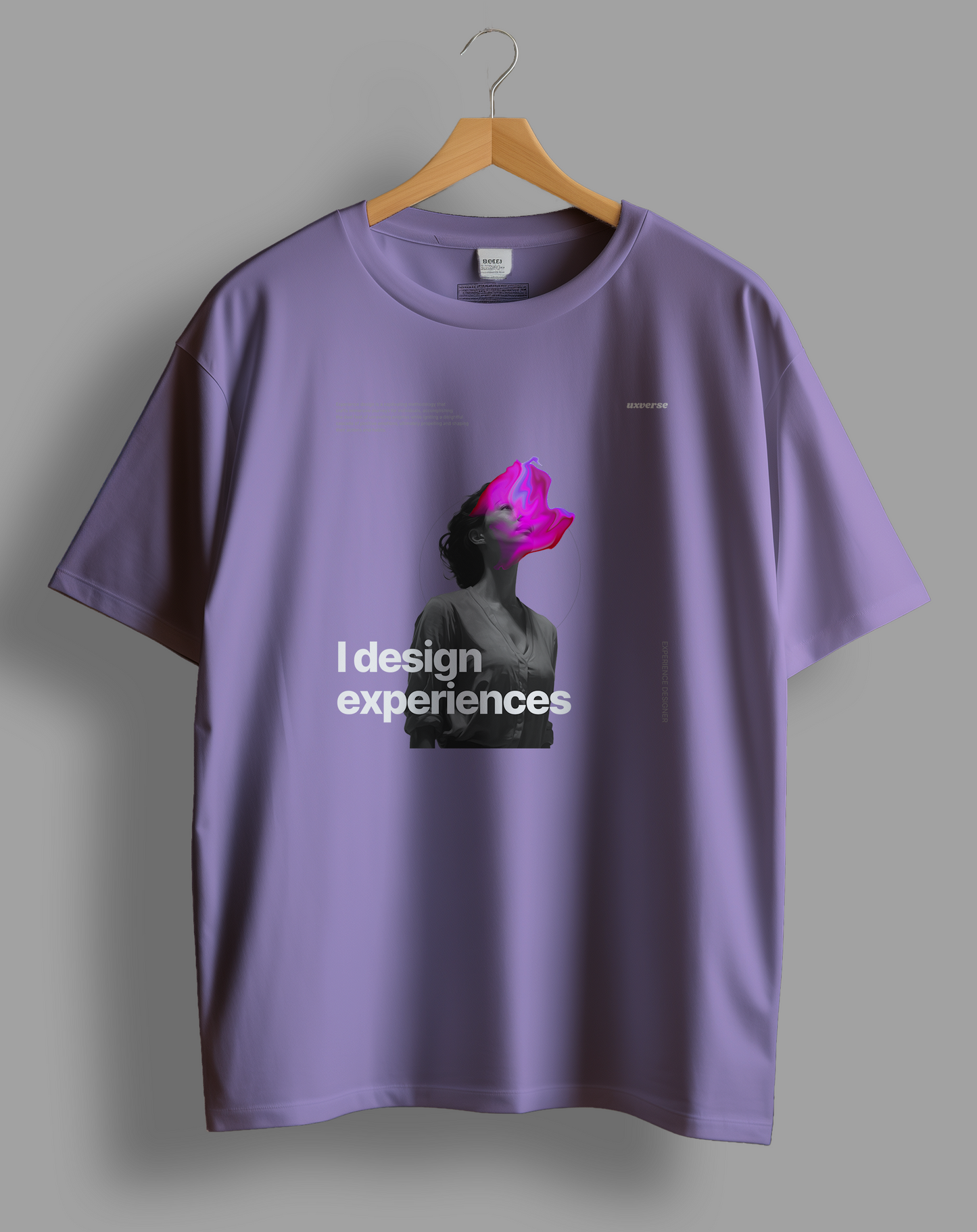 Girl designs experiences | Unisex UX Design Tshirt