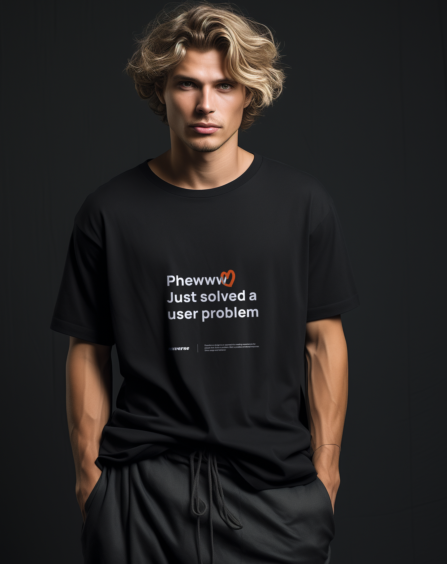 Solved a user problem | Unisex UX Design Tshirt