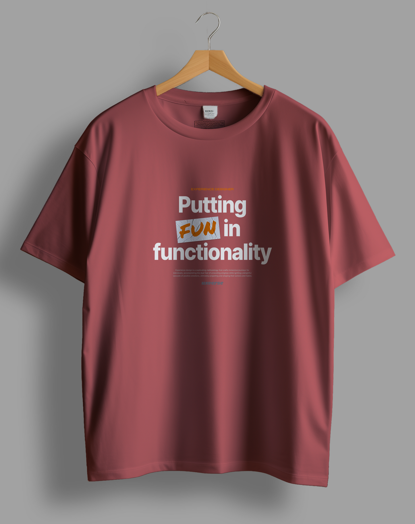Fun in functionality | Unisex UX Design Tshirt