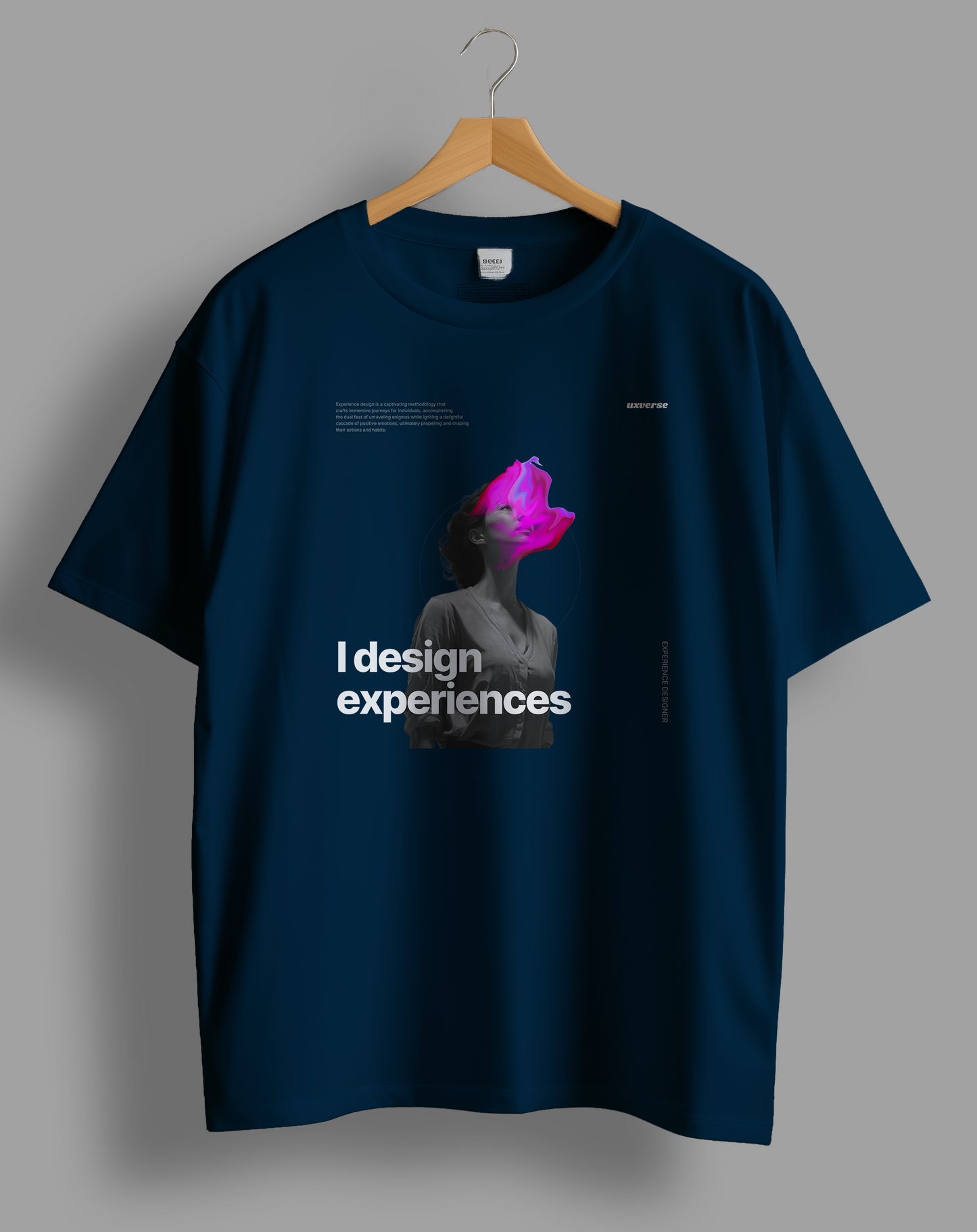Girl designs experiences | Unisex UX Design Tshirt