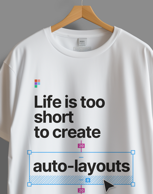 Auto-layout | Unisex UX Design Tshirt