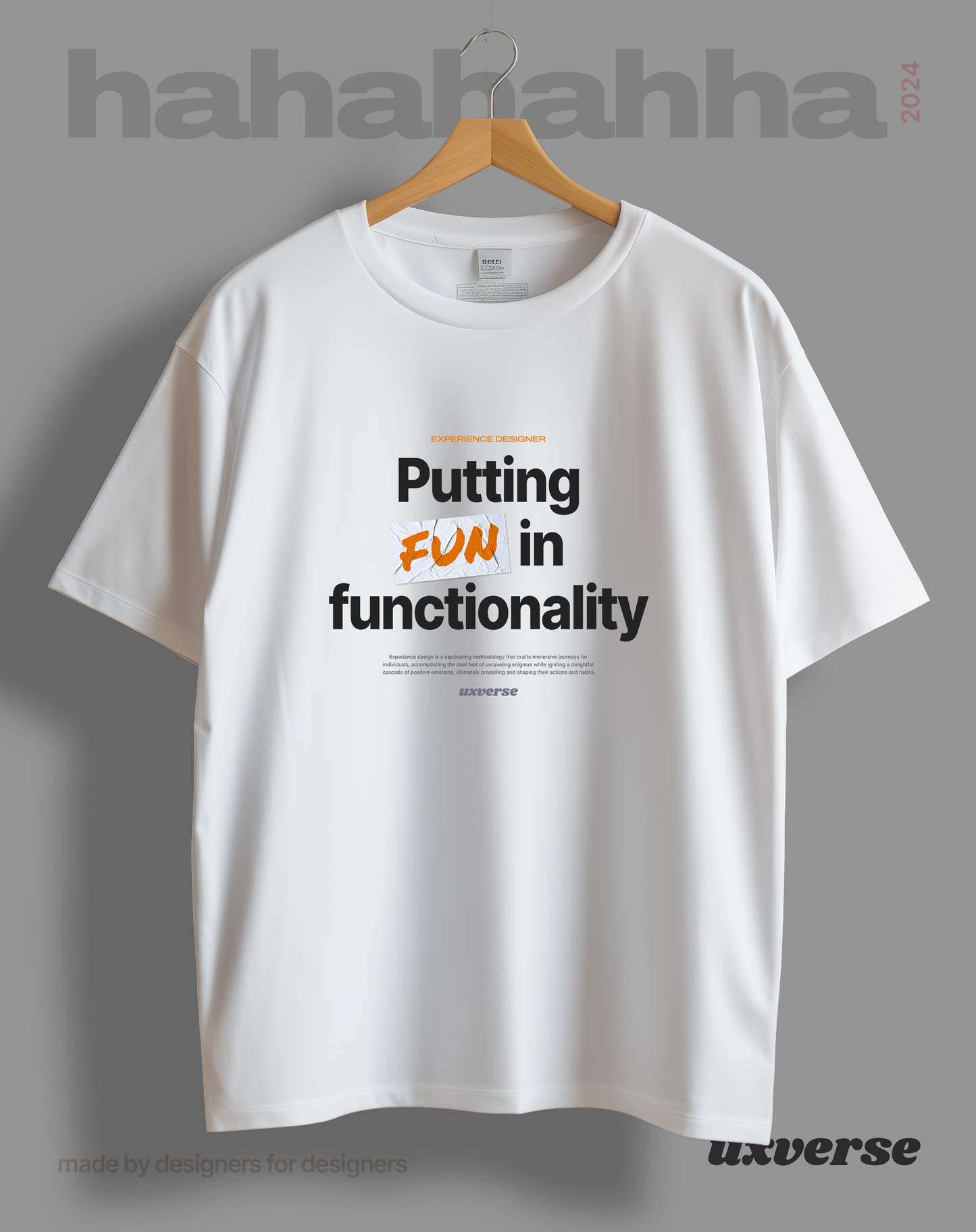 Fun in functionality | Unisex UX Design Tshirt