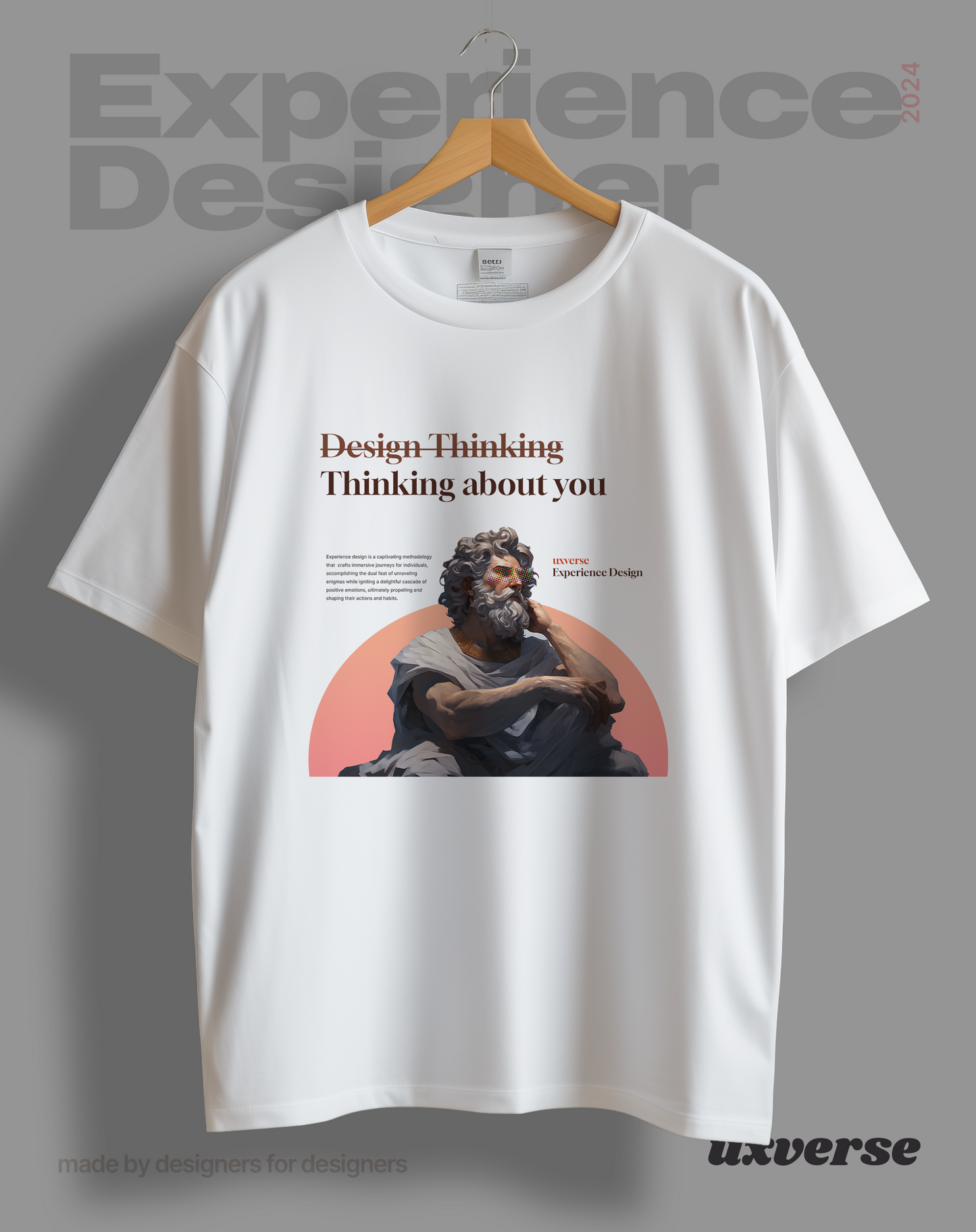Thinking about you | Unisex UX Design Tshirt