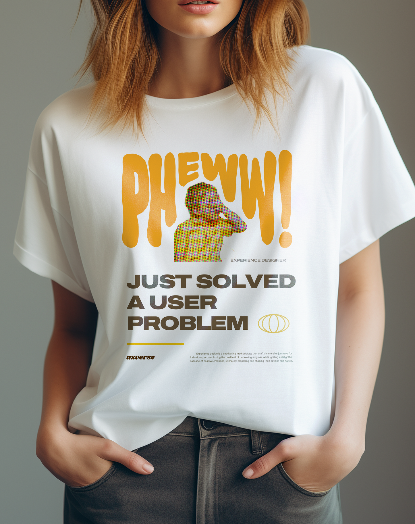 Solved a user problem | Unisex UX Design Tshirt