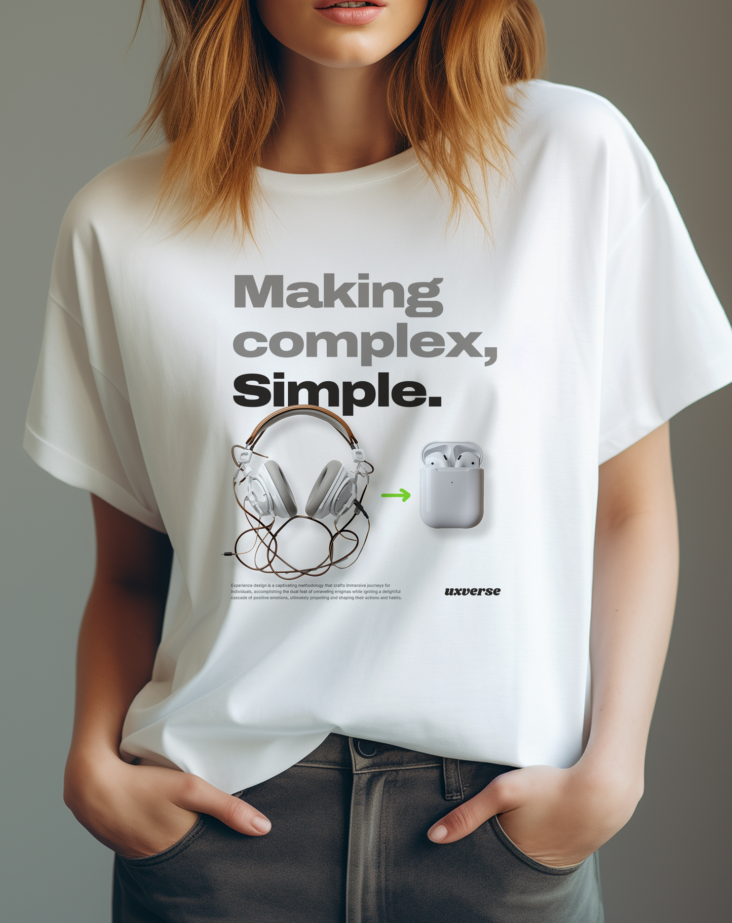 Making complex simple | Unisex UX Design Tshirt