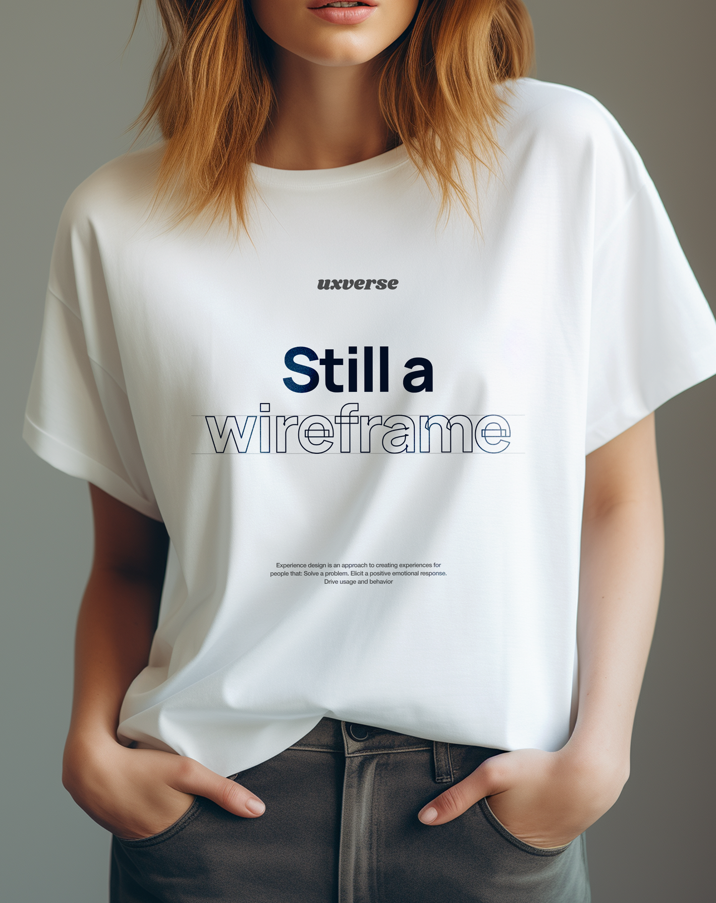 Wireframe | Unisex UX Design Tshirt