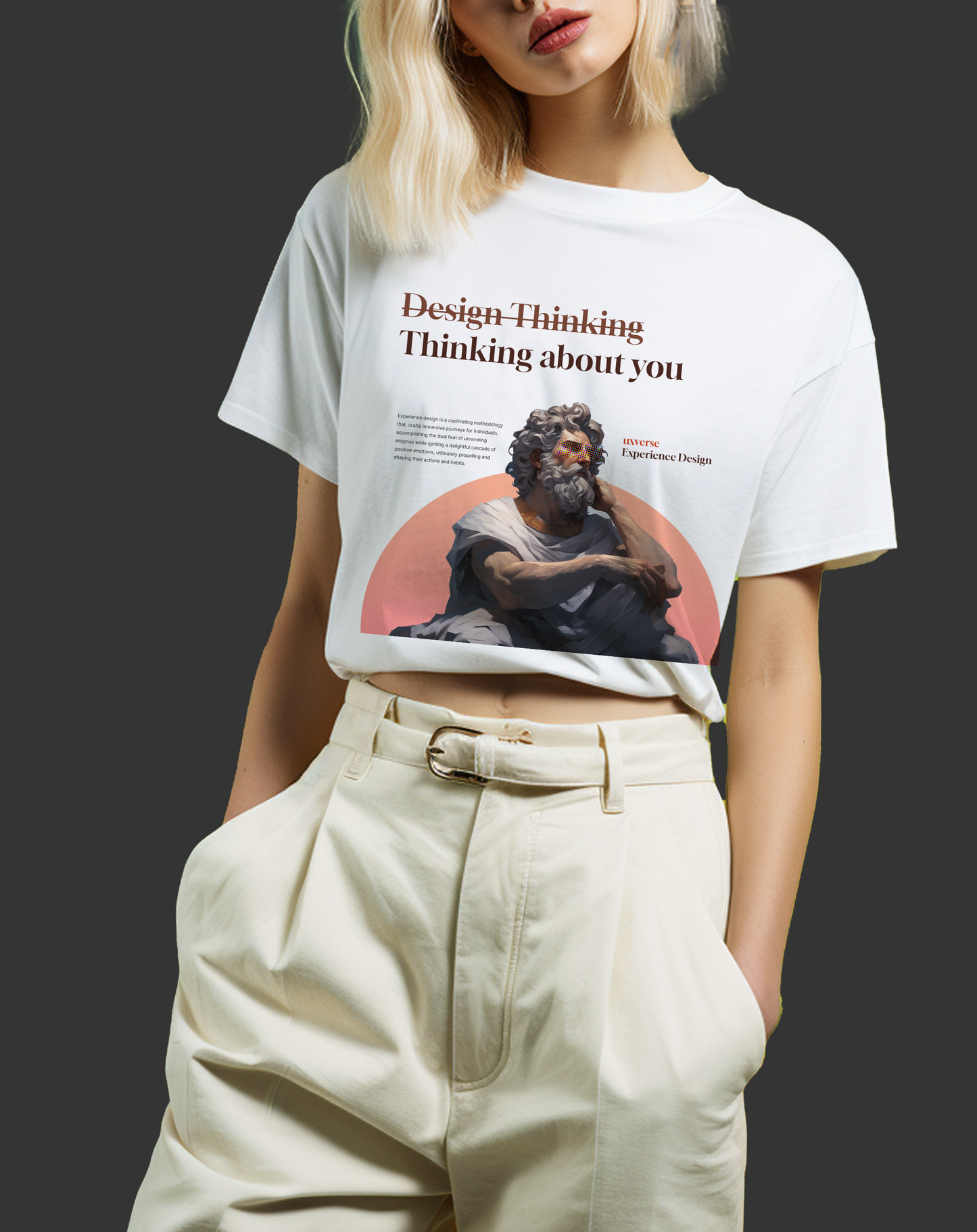 Thinking about you | Unisex UX Design Tshirt