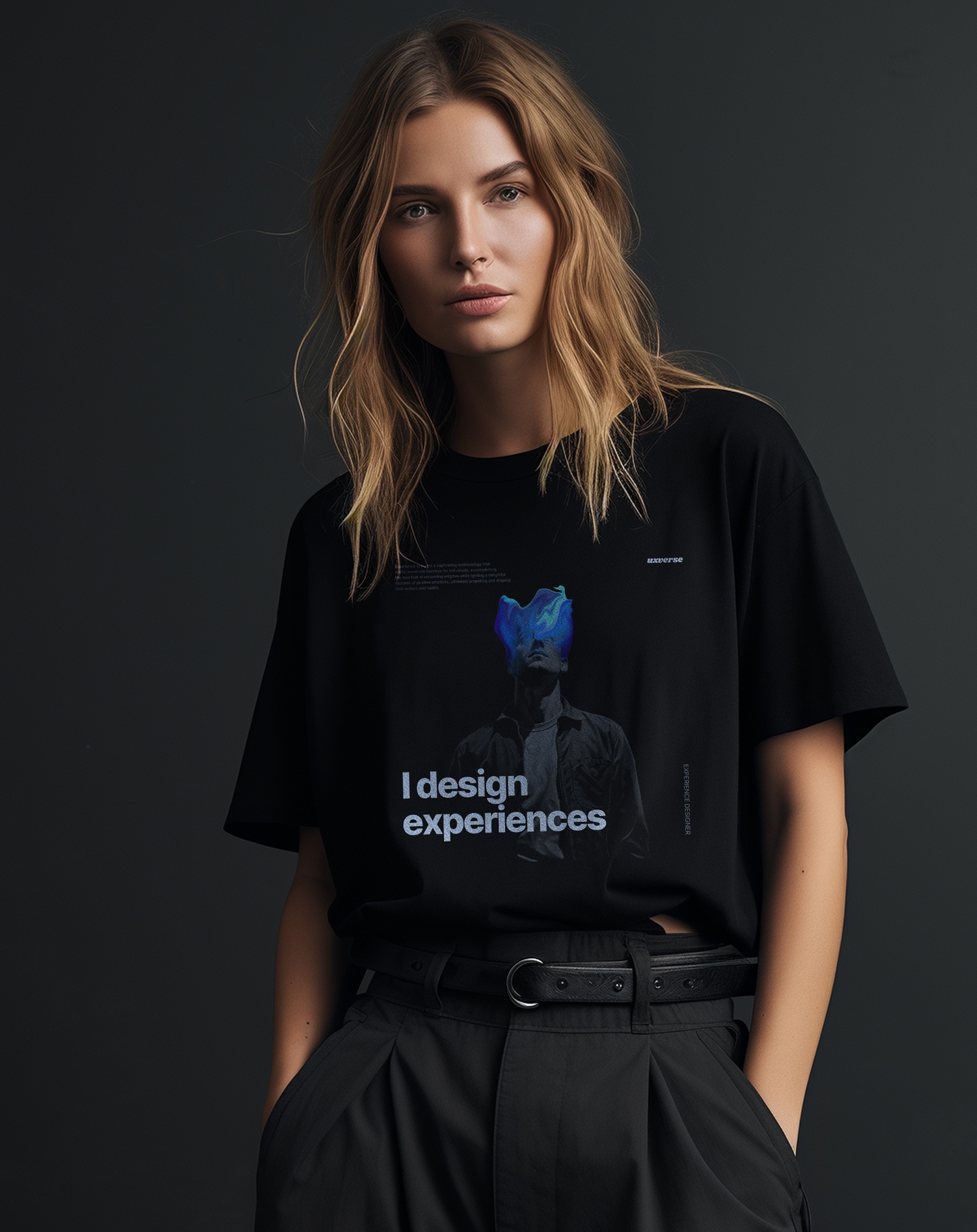 Boy designs experiences | Unisex UX Design Tshirt