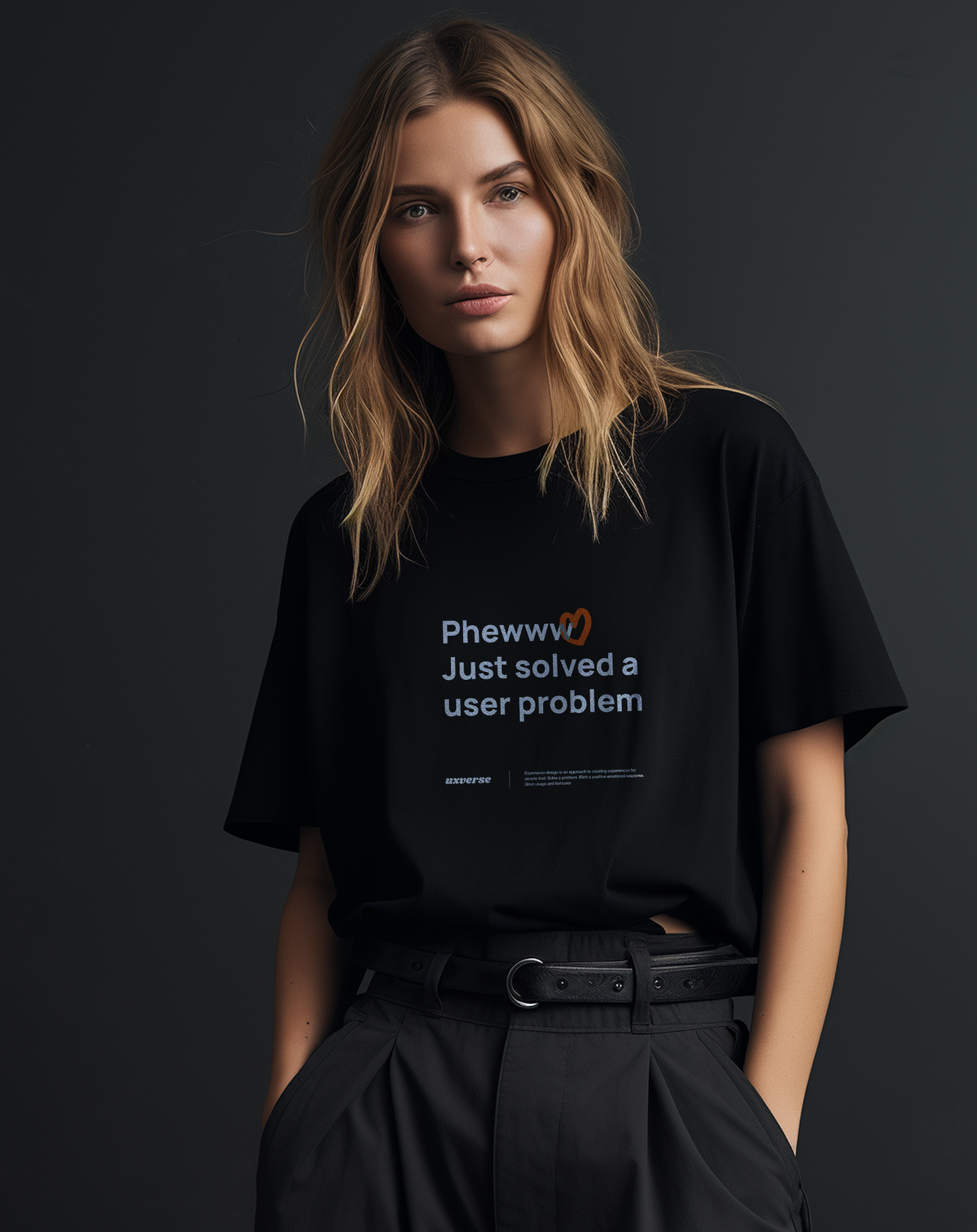 Solved a user problem | Unisex UX Design Tshirt