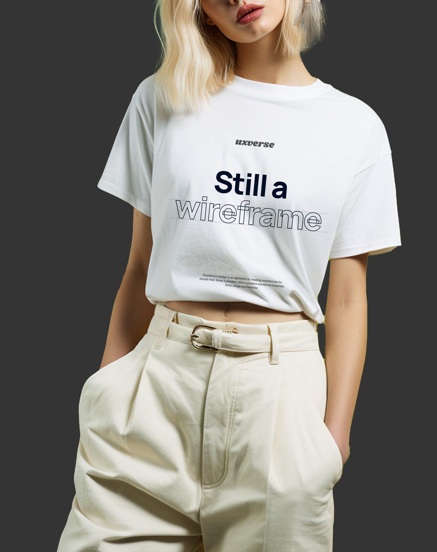 Wireframe | Unisex UX Design Tshirt