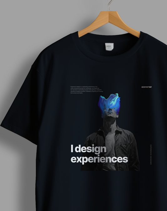 Boy designs experiences | Unisex UX Design Tshirt