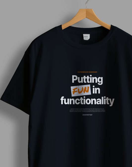 Fun in functionality | Unisex UX Design Tshirt