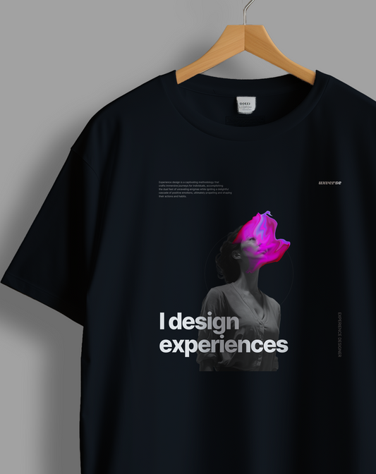 Girl designs experiences | Unisex UX Design Tshirt
