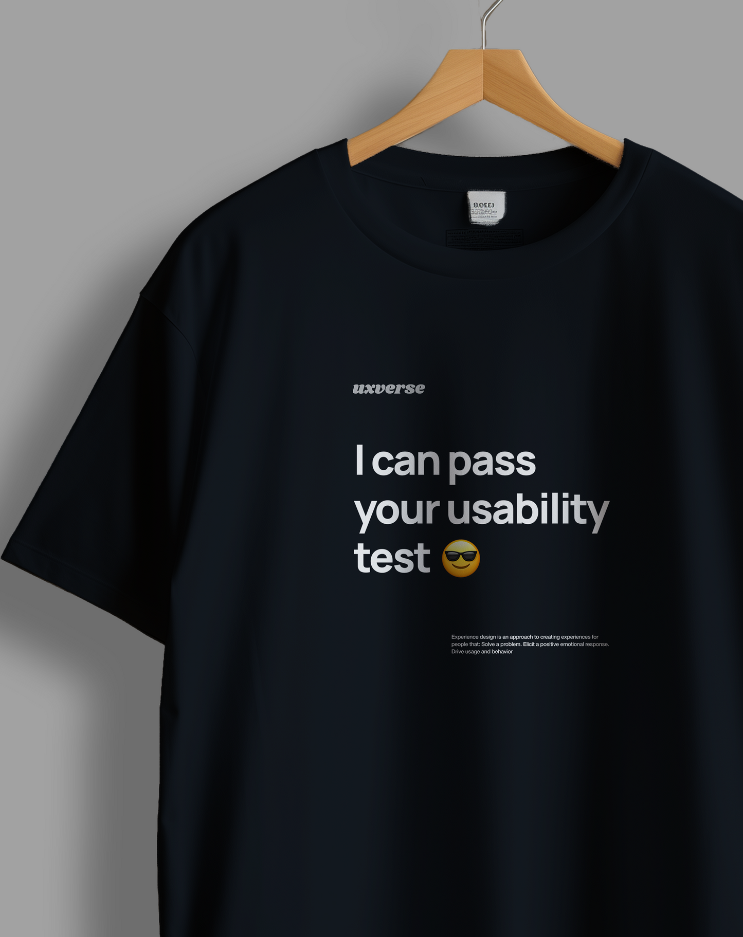 Usability test | Unisex UX Design Tshirt