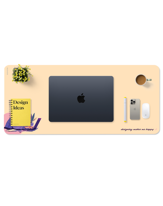 Happy Designing | UX Desk Mat