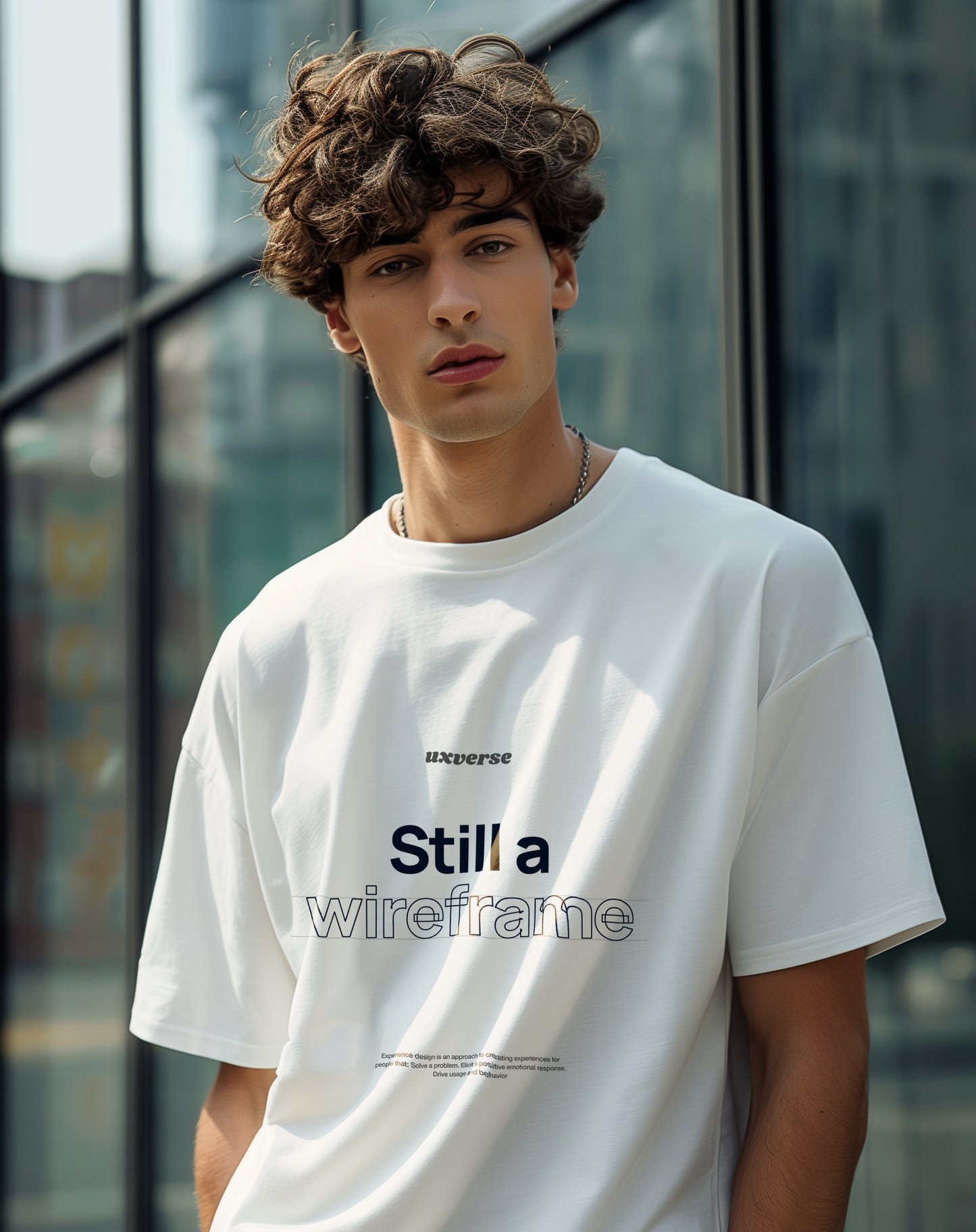 Wireframe | Unisex UX Design Tshirt