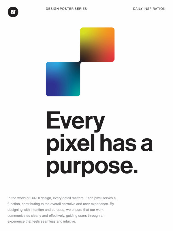 Pixel Purpose | Design Poster