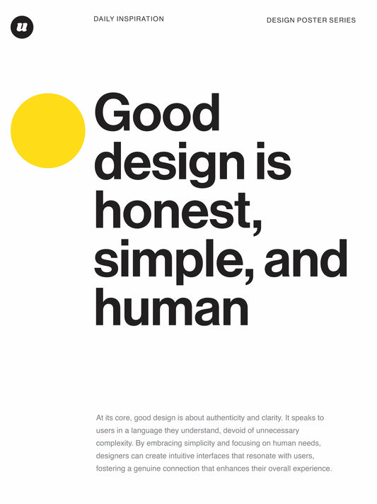 Honest Design | Design Poster