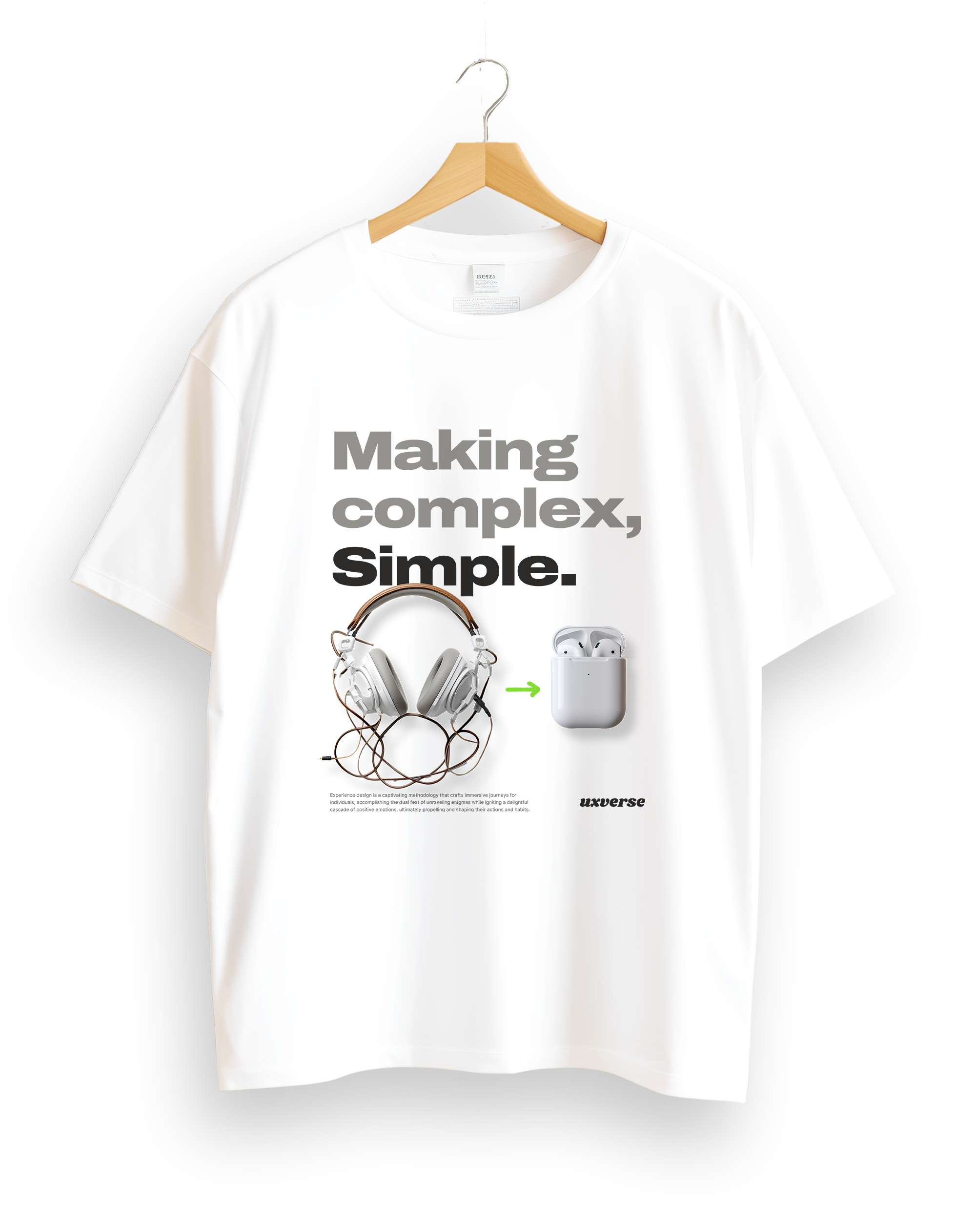 Making complex simple | Unisex UX Design Tshirt – uxverse