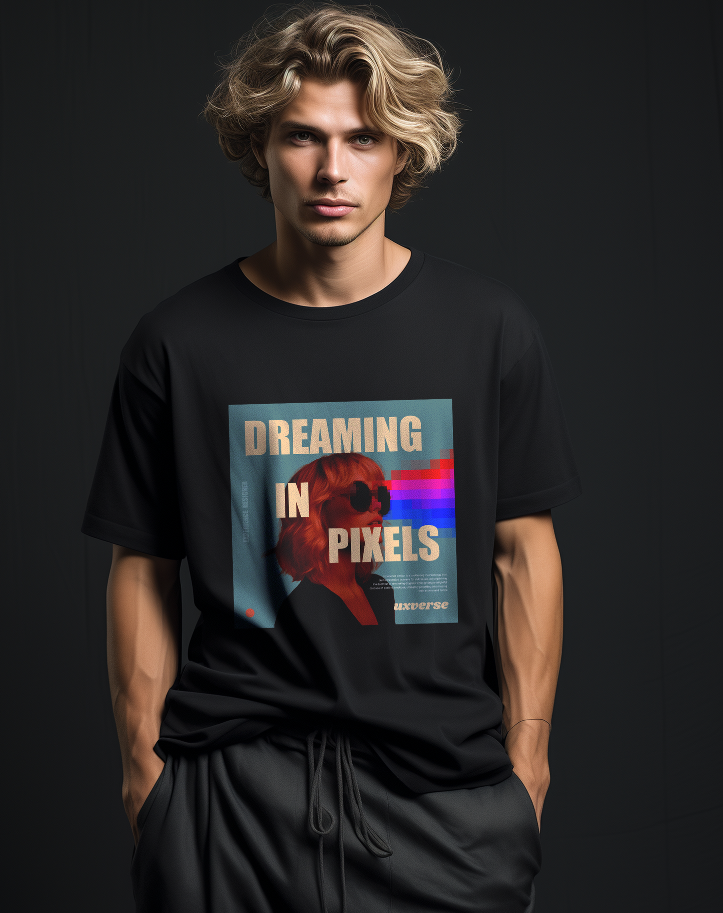 Dreaming in pixels | Unisex UX Design Tshirt