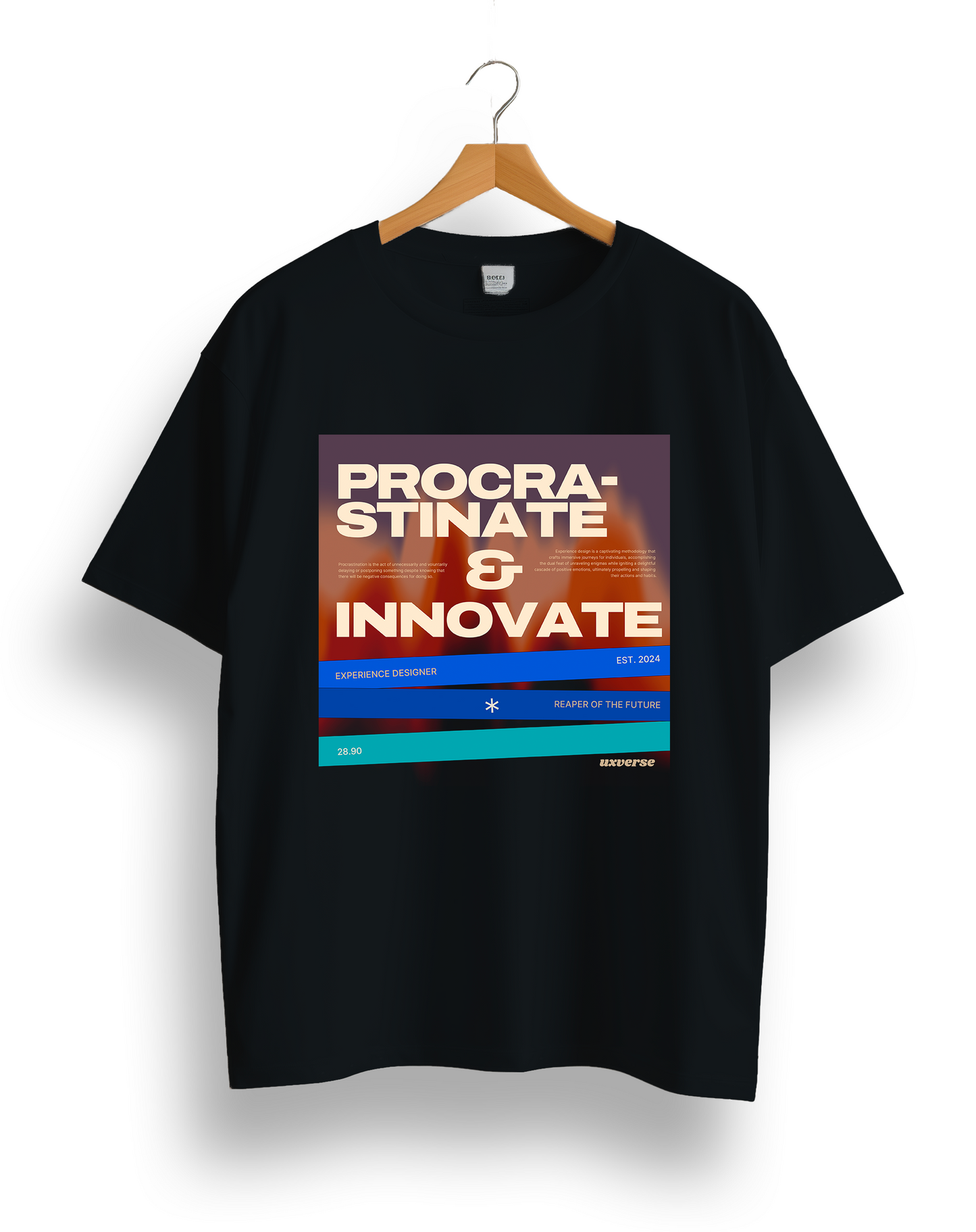 Procrastinate & Innovate | Unisex UX Design Tshirt