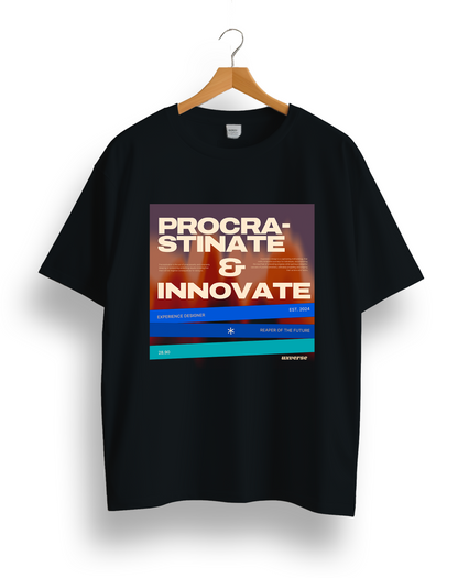 Procrastinate & Innovate | Unisex UX Design Tshirt
