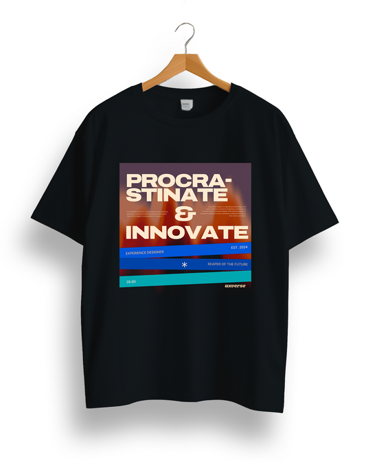Procrastinate & Innovate | Unisex UX Design Tshirt