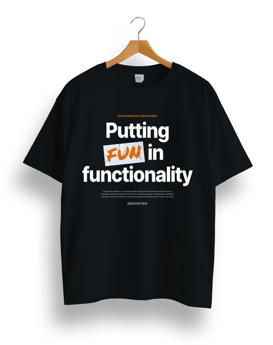 Fun in functionality | Unisex UX Design Tshirt