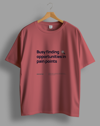 Opportunities in pain points | Unisex UX Design Tshirt
