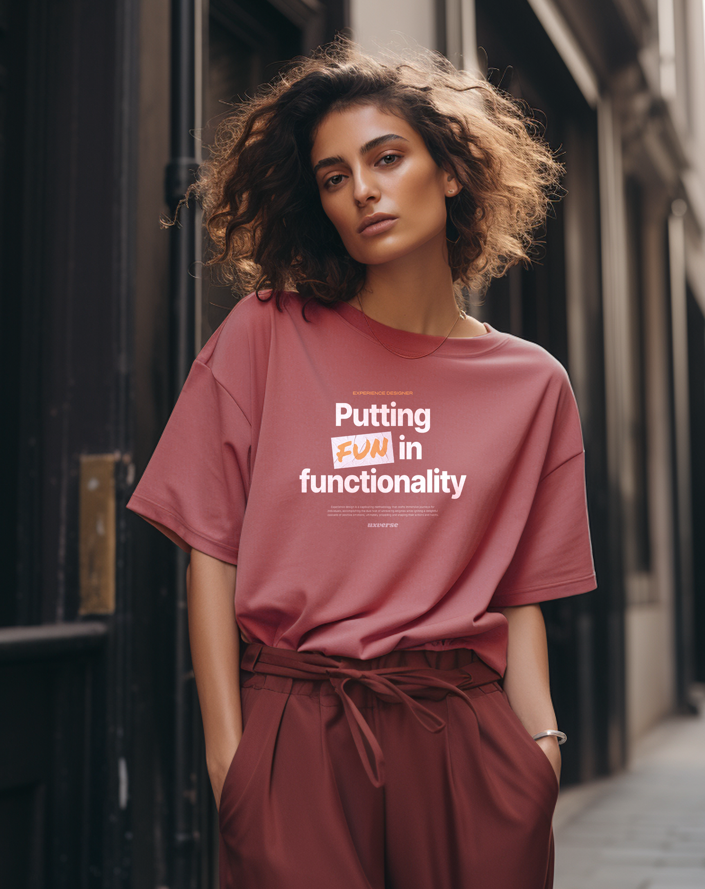 Fun in functionality | Unisex UX Design Tshirt