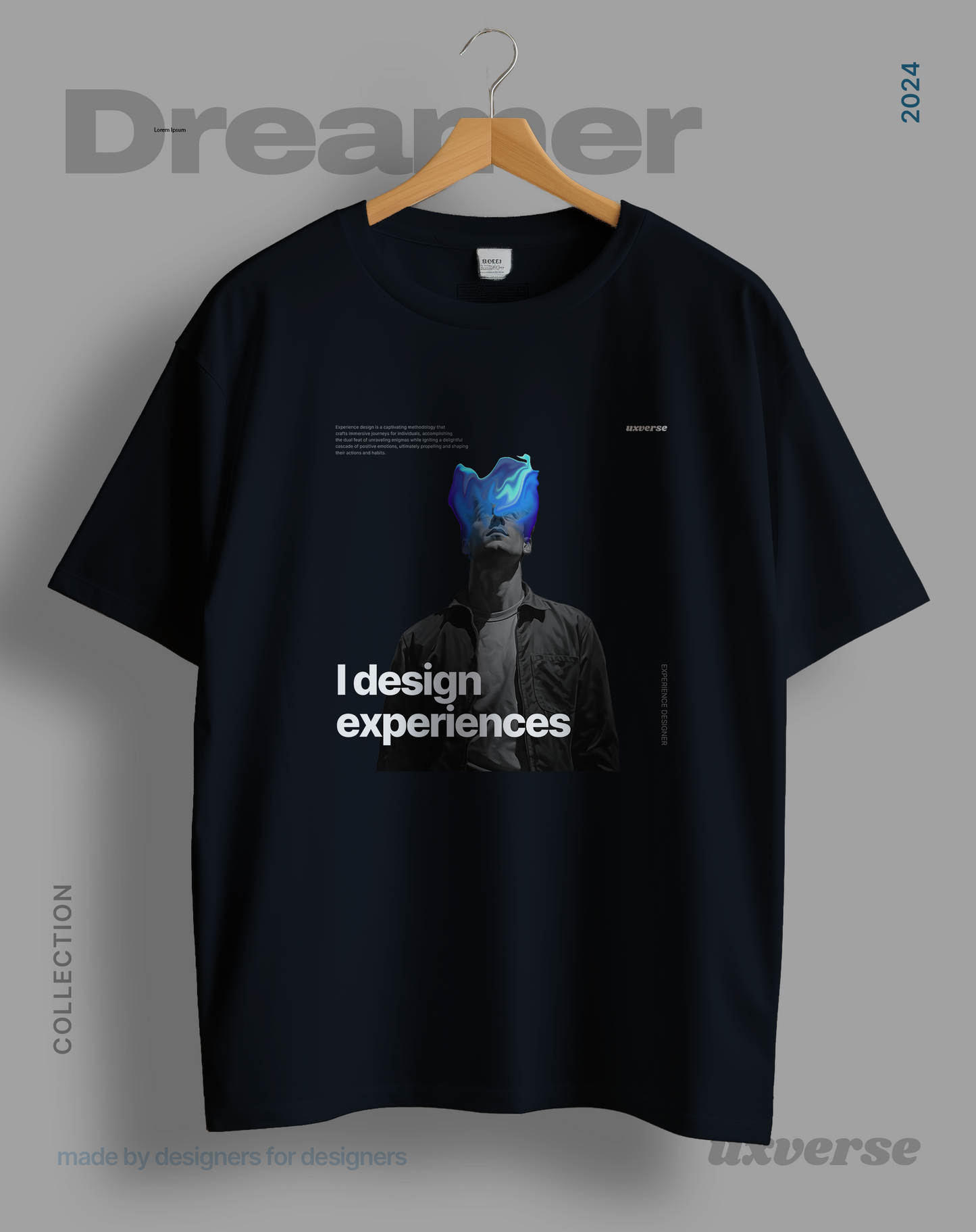 Boy designs experiences | Unisex UX Design Tshirt
