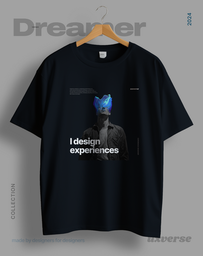 Boy designs experiences | Unisex UX Design Tshirt