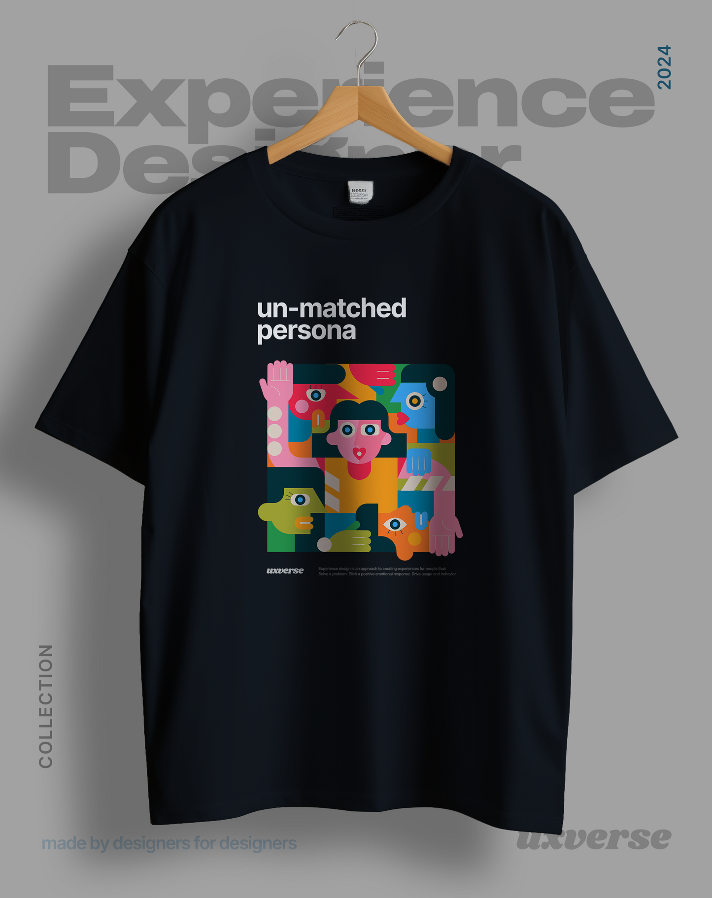 Un-matched persona | Unisex UX Design Tshirt