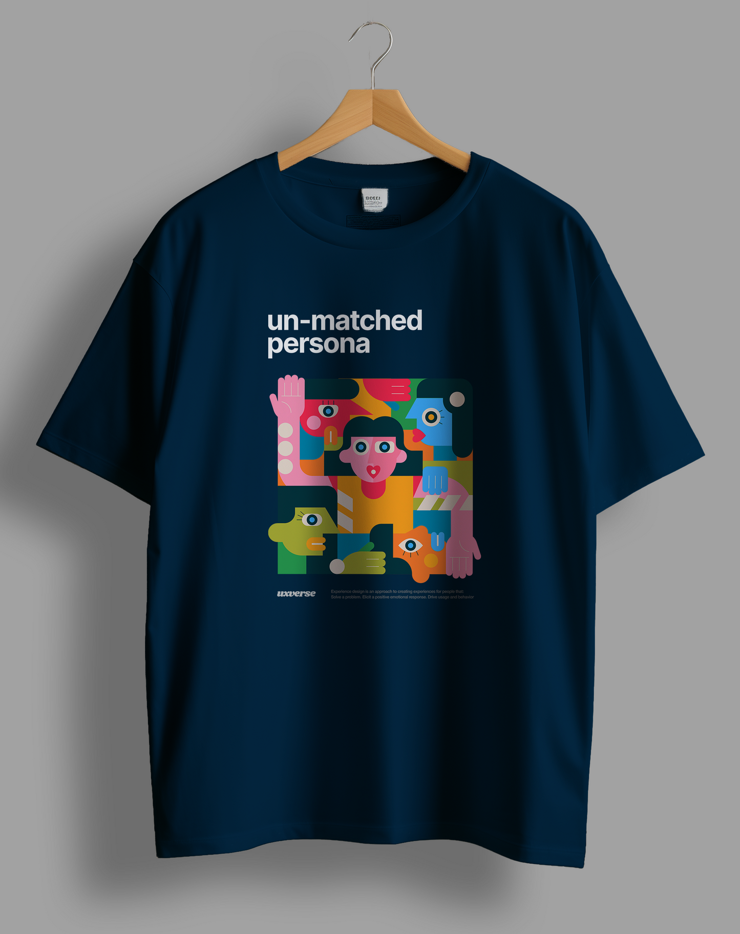 Un-matched persona | Unisex UX Design Tshirt