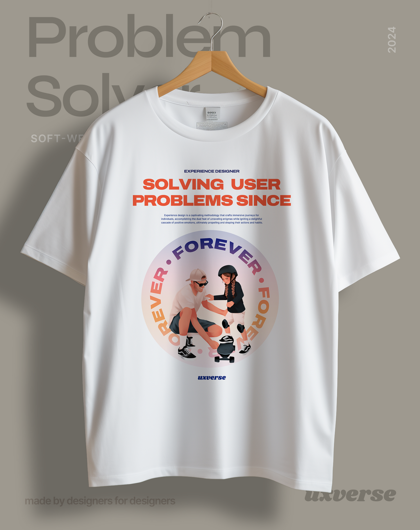 Solving user problems | Unisex UX Design Tshirt