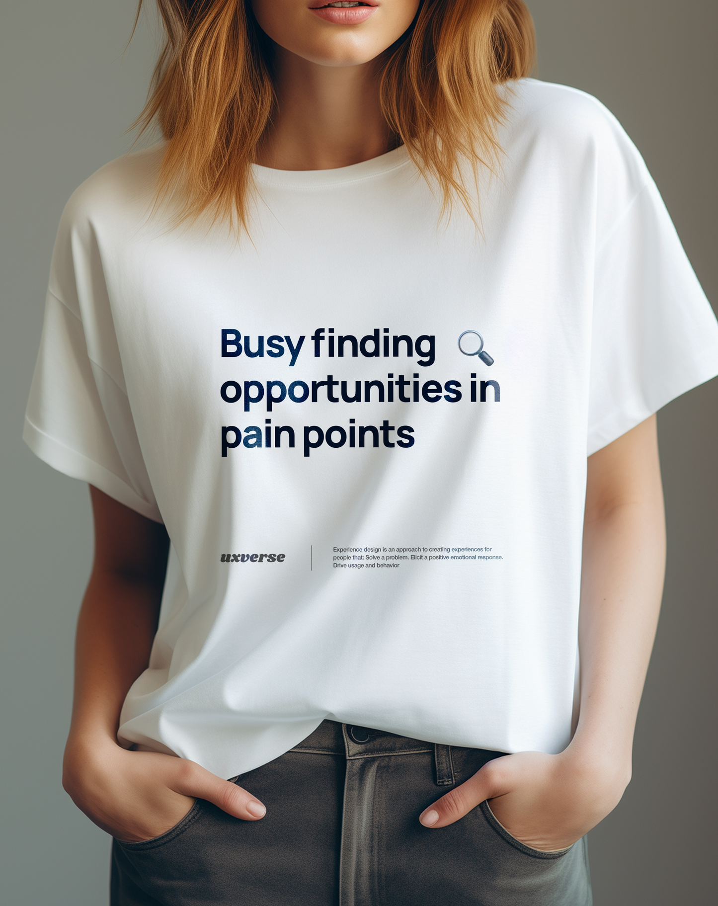 Opportunities in pain points | Unisex UX Design Tshirt