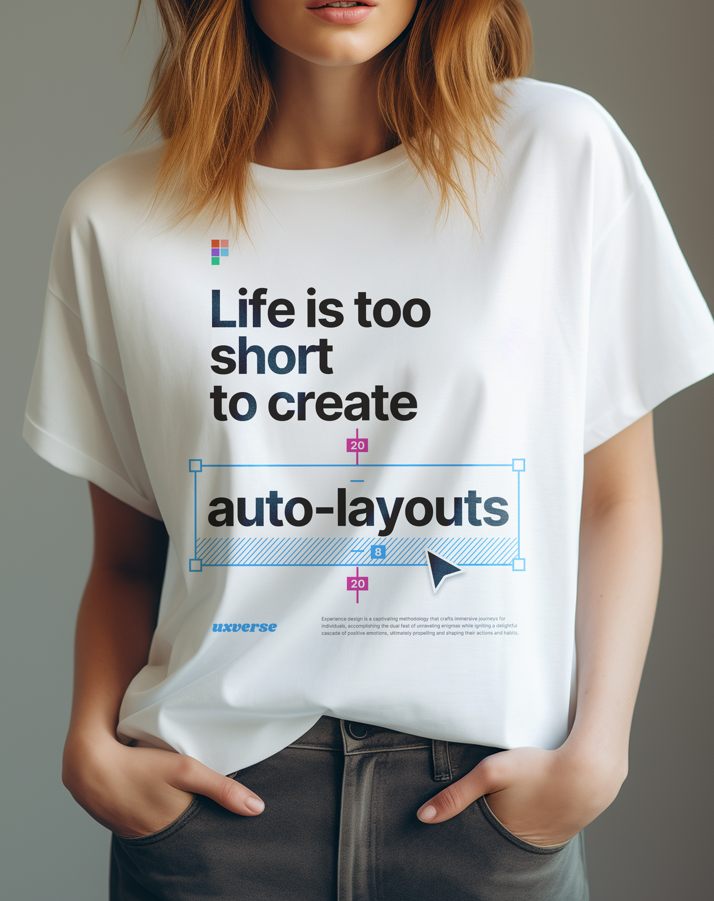 Auto-layout | Unisex UX Design Tshirt
