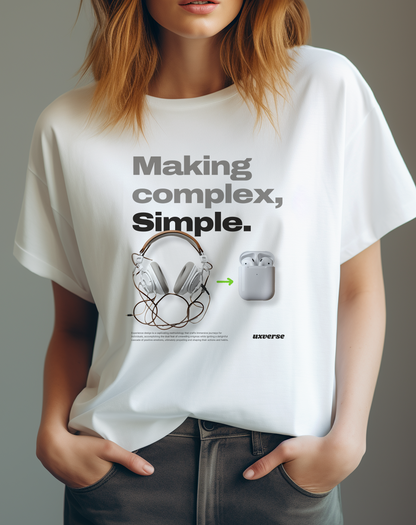 Making complex simple | Unisex UX Design Tshirt
