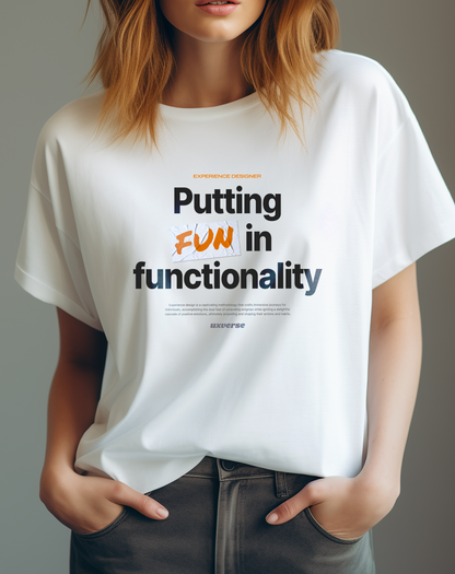 Fun in functionality | Unisex UX Design Tshirt