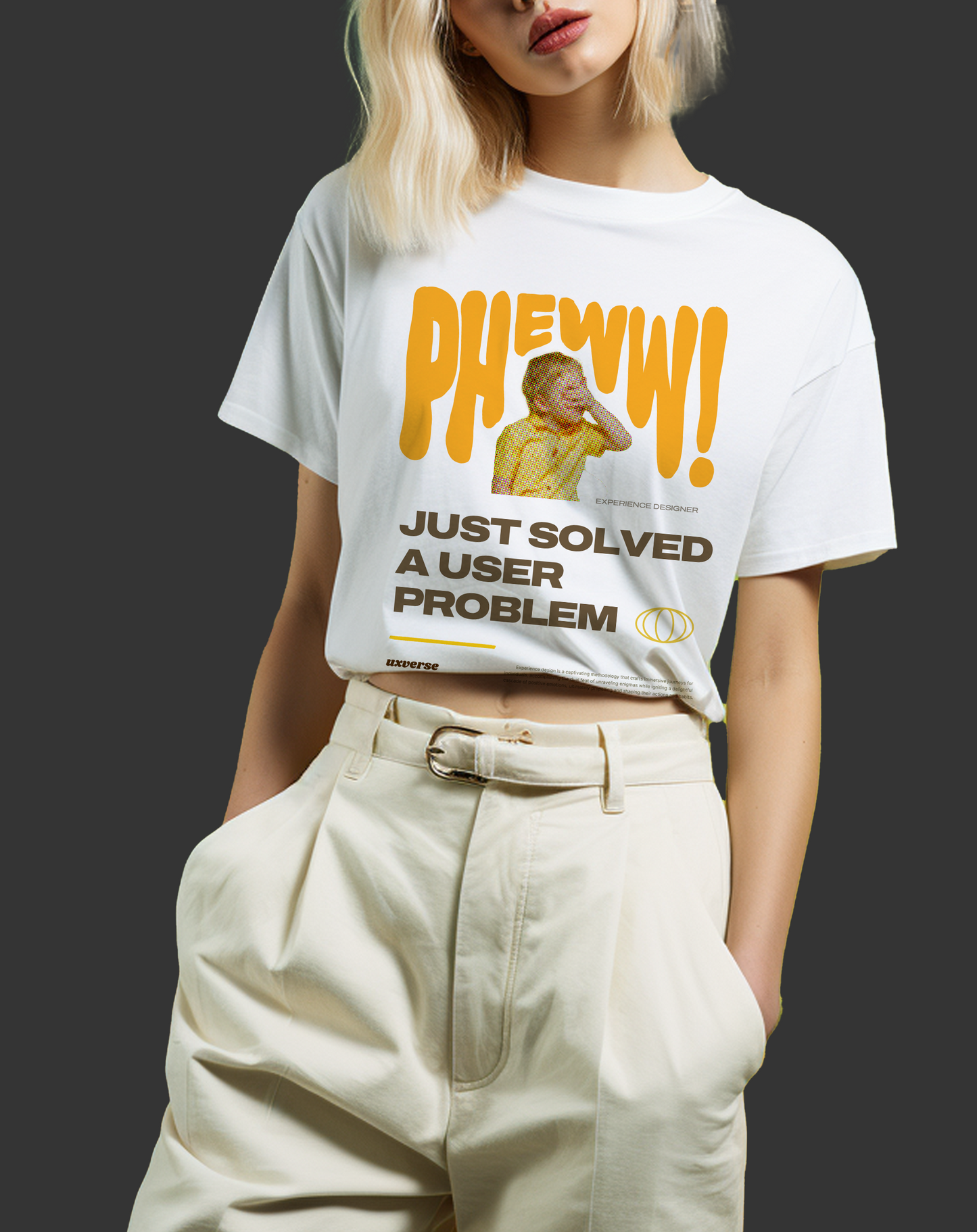 Solved a user problem | Unisex UX Design Tshirt