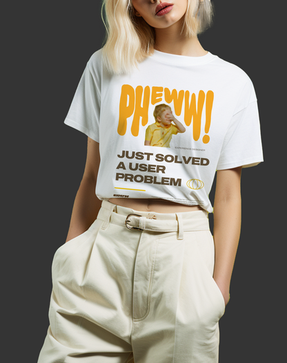 Solved a user problem | Unisex UX Design Tshirt