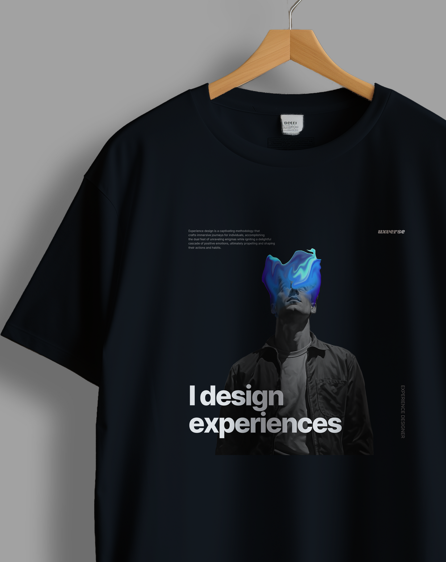 Boy designs experiences | Unisex UX Design Tshirt