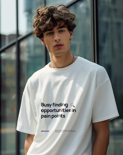 Opportunities in pain points | Unisex UX Design Tshirt
